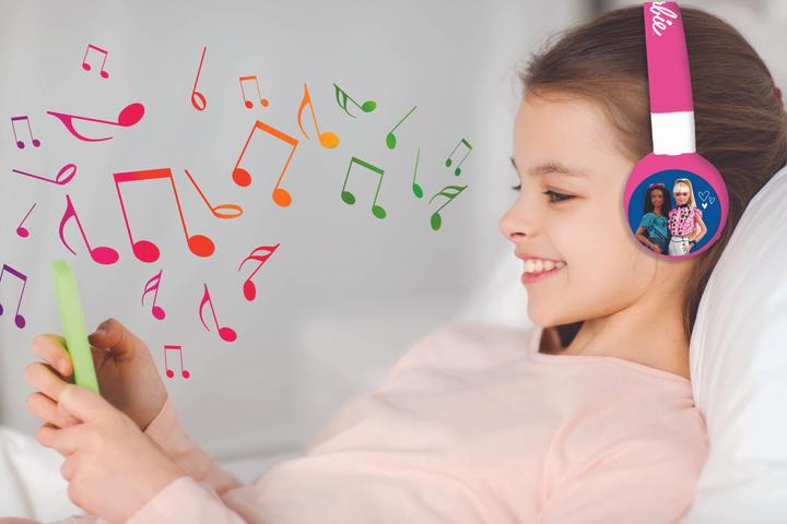 Produktbild Lexibook Barbie Kopfhörer für Kinder, 2 in 1 Bluetooth und Kabelanschluss, faltbar, Lautstärkebegrenzung