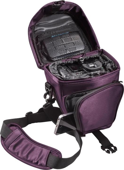 Immagine prodotto mantona Premium Colt Bag viola (Borsa a tracolla per fotocamera, Kamera Bereitschaftstasche)