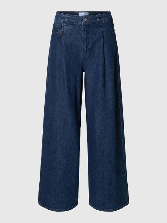 Actual product image Selected Femme High Waist Wide Fit Jeans (W29/L32)