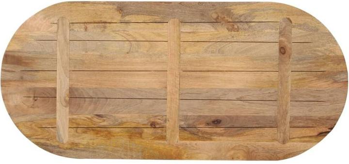 Produktbild VidaXL Tischplatte Holzplatte Massivholzplatte 140x60x2,5cm Oval Mangoholz (140 x 60 x 2.5 cm)