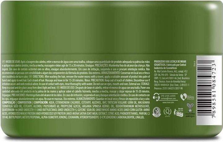 Image du produit Inoar Masque à l'huile d'argan Traitement pour cheveux abîmés 250g