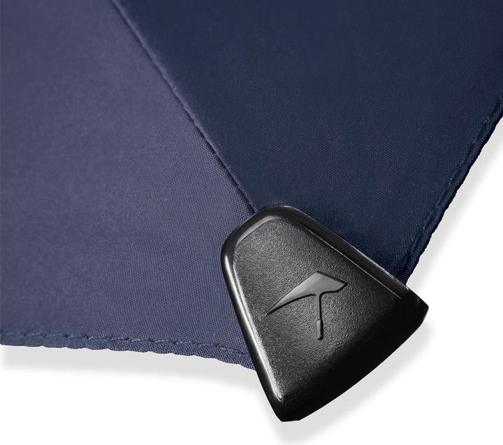 Actual product image Senz Mini Automatic Deluxe Foldable Storm Regenschirm, Midnight Blau
