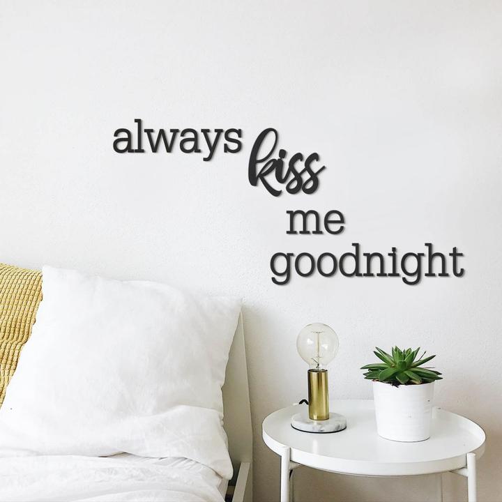 Image du produit Trenddeko always kiss me goodnight