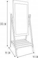 Produktbild Home Deco Kids Standspiegel bella (40 x 107.50 cm)