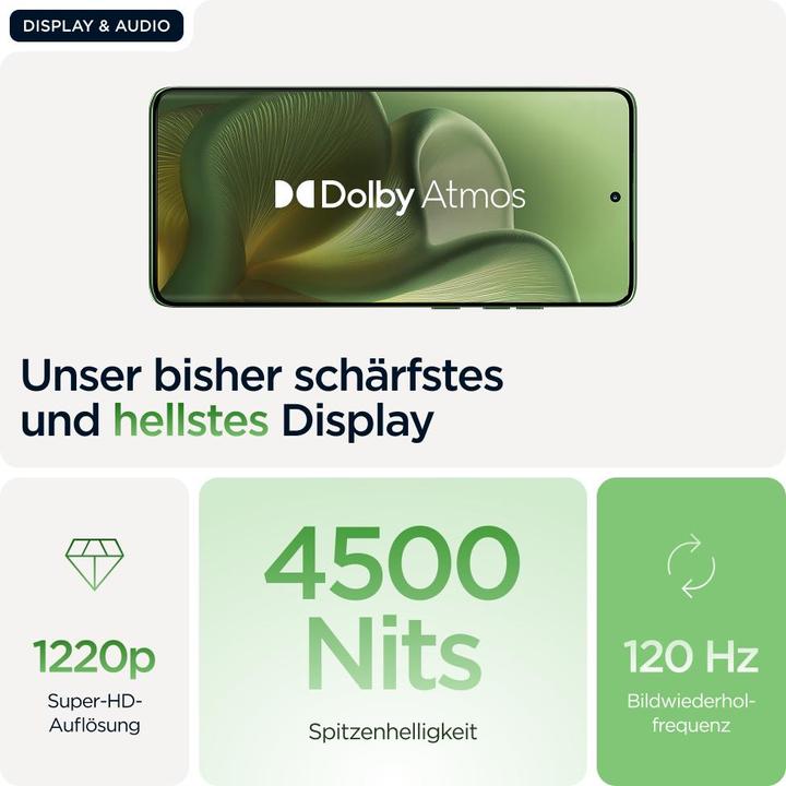 Actual product image Motorola Edge 60 (512 GB, Pantone Shamrock, 6.67", Dual SIM, 5G)