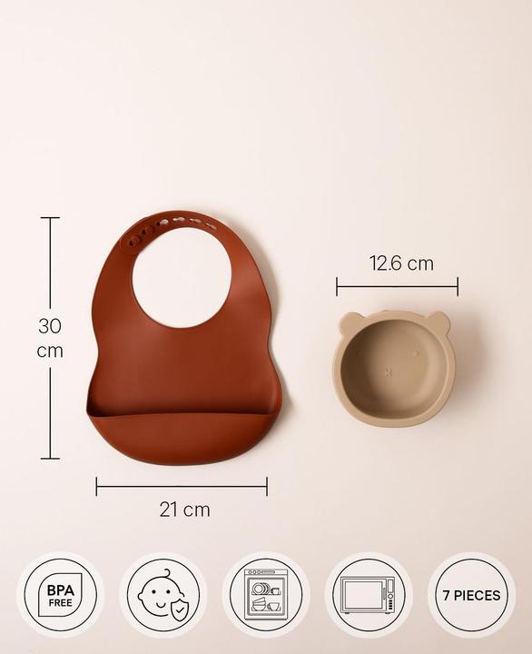 Image du produit Esmée Set de vaisselle pour enfants en silicone