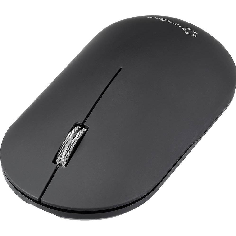 Renkforce RF-WM-200-1 Maus Kabellos, Bluetooth Optisch Schwarz 3 Tasten 4000 (Kabellos), Maus, Schwarz