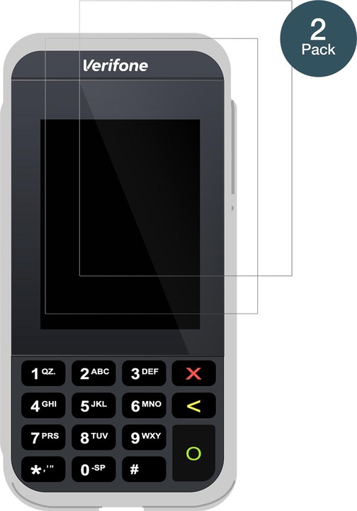 Actual product image Dipos Anti-Shock Screen Protector Clear (1 Piece, Verifone e285)