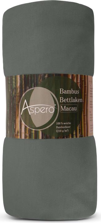 Produktbild Aspero 2 x Bambus Spannbettlaken Macau (90-100 x 200 x 30 cm)