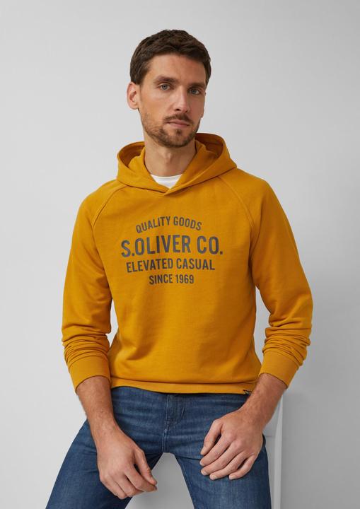Produktbild s.Oliver Sweatshirt Sweatshirt aus Baumwollmix mit Frontprint (S)