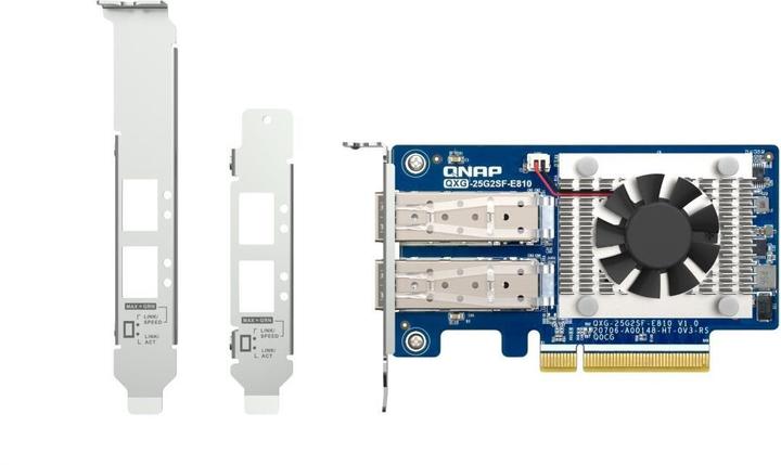 Actual product image QNAP 2PORT SFP28 25GBE NW EXP CARD