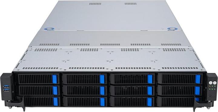 Actual product image ASUS Server RS521A-E12-RS12U/1G/1.6kW/12NVMe/FAN/RH/OCP/GPU (Rack Server)