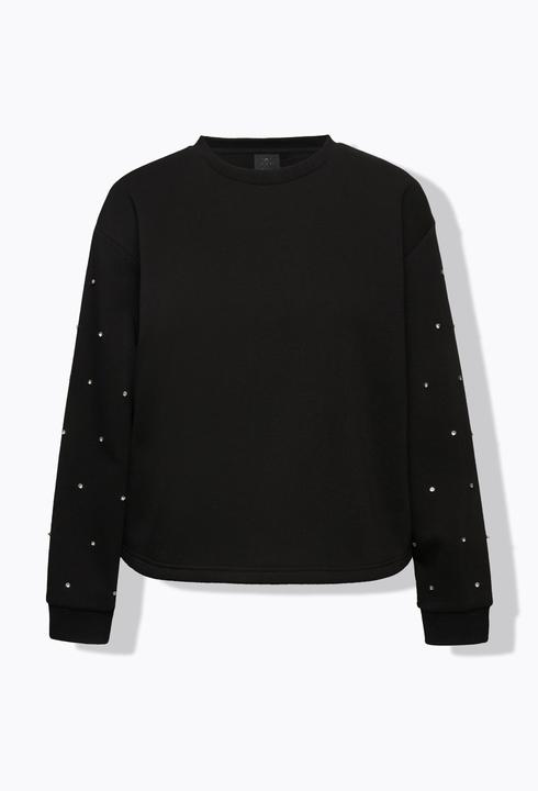 Produktbild Ulla Popken Sweatshirt, Ziersteine, Oversized, Rundhals, Langarm (54)