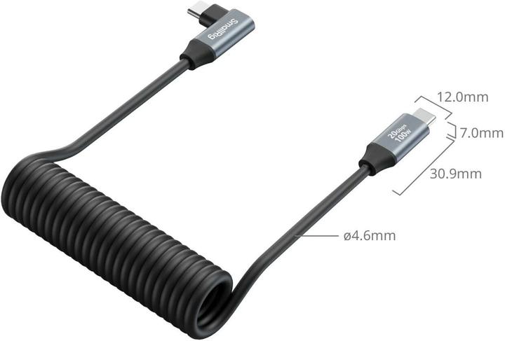 Image du produit SmallRig USB C – USB C (0.35 m, USB 3.2 Gen 1, 100 W)