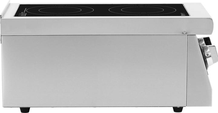 Actual product image Royal Catering Induction Hob - 2 plates - Ø 12 - 26 cm - portable -