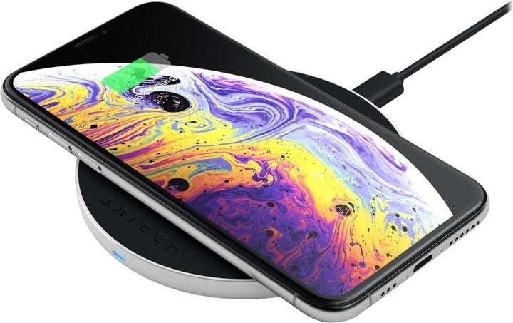 Actual product image Satechi Aluminum PD & QC Wireless Charger (10 W)