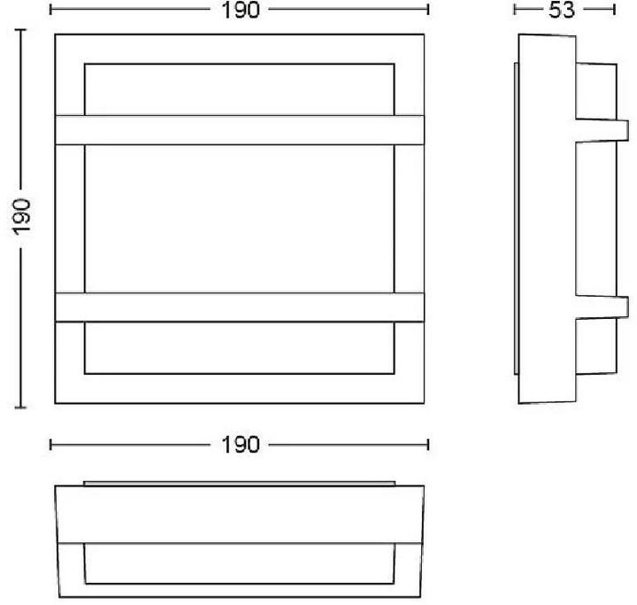 Image du produit Philips Petronia LED Applique murale (1200 lm, IP44)