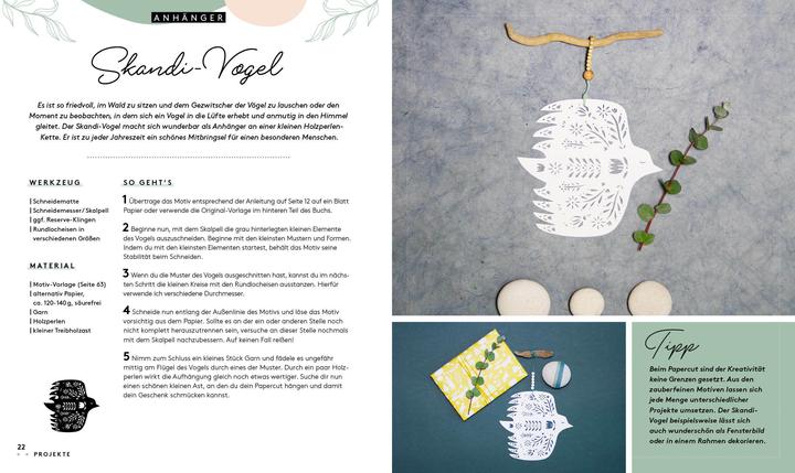 Actual product image Zauberhaftes Papercut (German, Marie-Christine Hollerith, 2022)