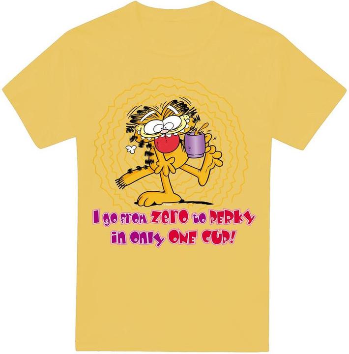Immagine prodotto Garfield From Zero To Perky Maglietta Uomo (3XL)