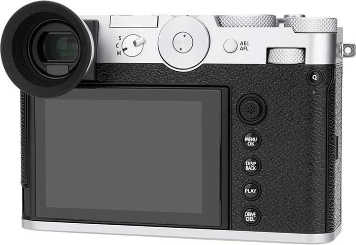 Actual product image JJC EF GFX100RF Silver Camera Eyecup for Fuji GFX100RF (Eye cup)