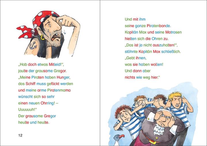 Actual product image Silbengeschichten zum Lesenlernen - Piratengeschichten (German, Alexandra Fischer-Hunold, Ines Rarisch, Loewe first readers, 2021)