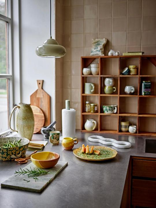 Actual product image Bloomingville - Bubble Pendant Lamp - Green - Metal