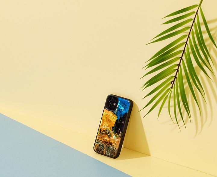 Produktbild Ikins case for Apple iPhone 12 mini cafe terrace juodas (Apple iPhone 12 mini)