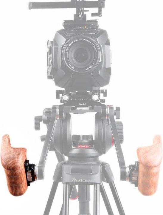 Image du produit SmallRig Poignée droite en bois avec rosette Arri (Poignée)