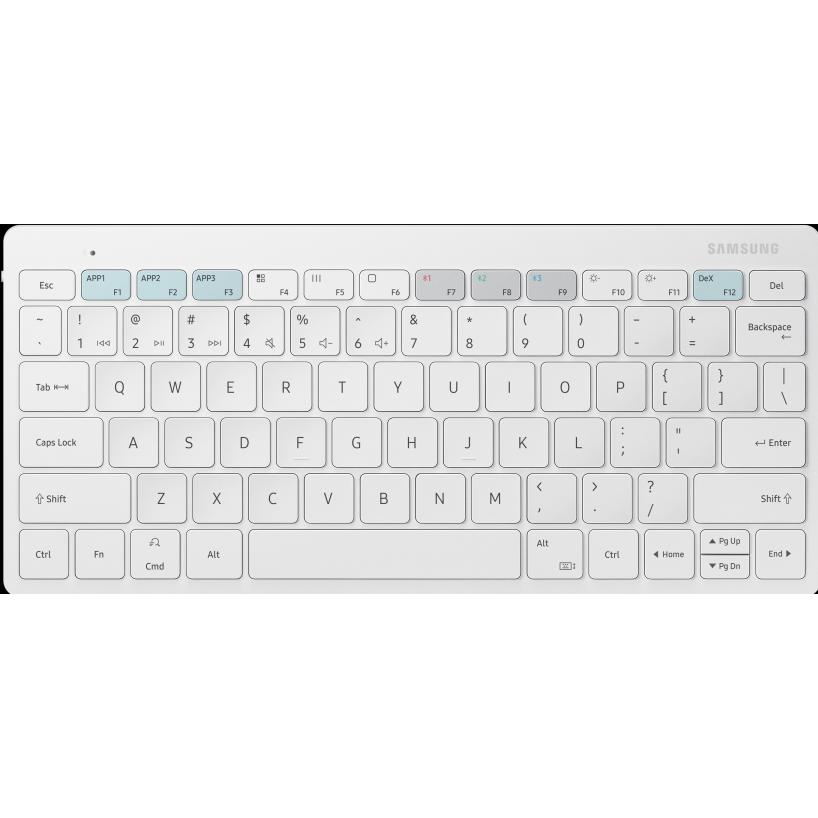 Samsung B3400UWE Multi Bluetooth, White (White) (Eng. Int., Kabellos), Tastatur, Weiss