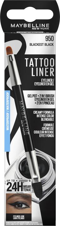 Actual product image Maybelline New York Eye Studio (950 Blackest Black)