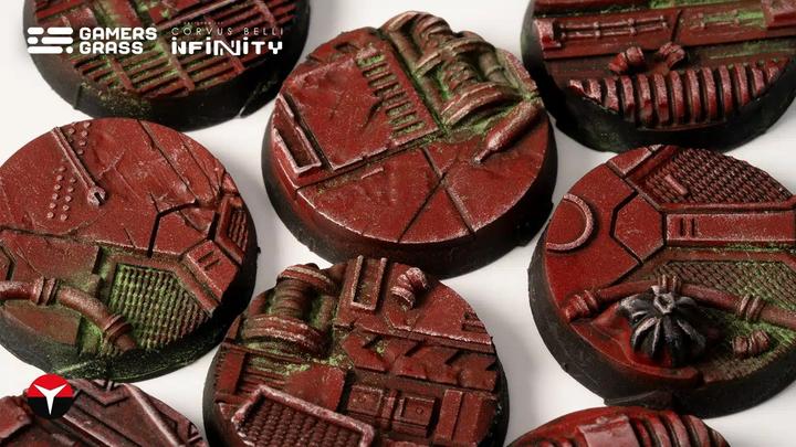Actual product image Gamers Grass Nomad Crew Deck Round 25mm (8x) (0.98")