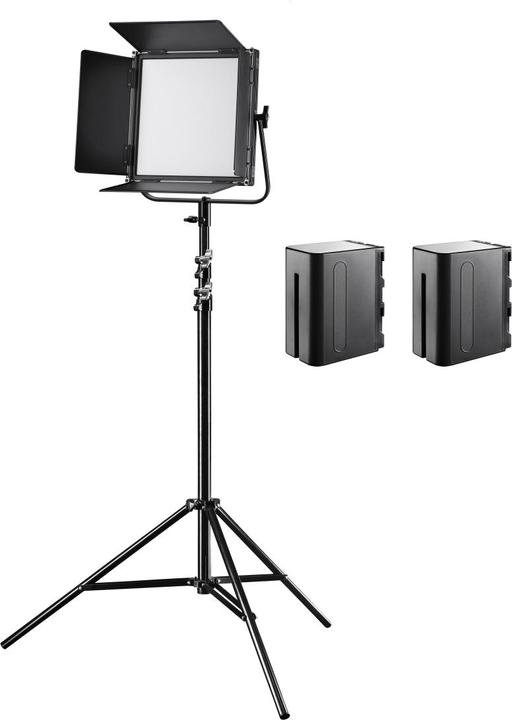 Walimex pro pro Soft LED Brightlight 520 Bi Color Set 1x LED 1x 2x Akku NP-F 960 (Stableuchte)