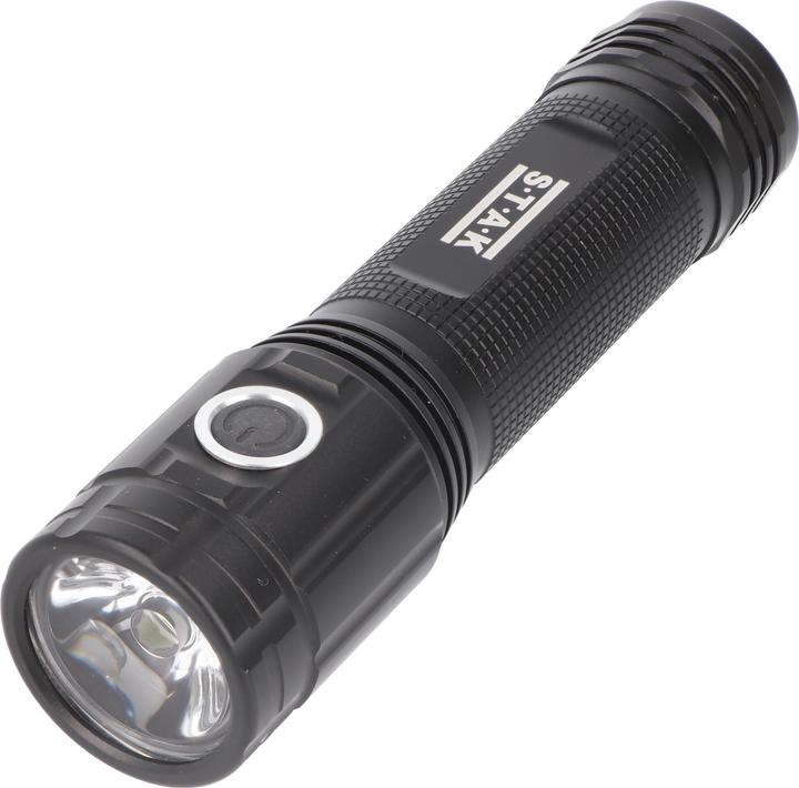 Magni Stak ST096 STURM Batteriebetriebene LED-Taschenlampe, Schwarz, 2000 Lumen, 20 W (14 cm, 2000 lm)