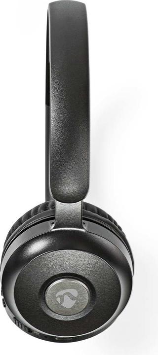 Produktbild Nedis PC-Headset | Auf Ohr | Stereo | Bluetooth | Klappbarer Mikrofon | Schwarz (Kabellos, USB-C, Google Meet, Microsoft Teams, Zoom)