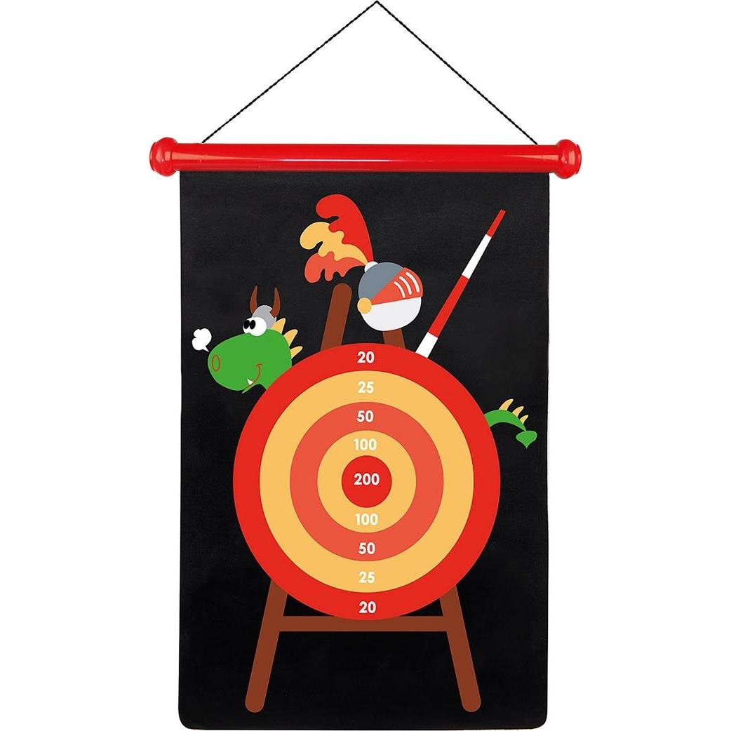 Scratch Dartspiel Ritter (Italienisch, Französisch, Deutsch)