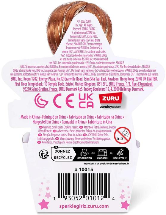 Actual product image Zuru Sparkle Girlz Princess Cupcake