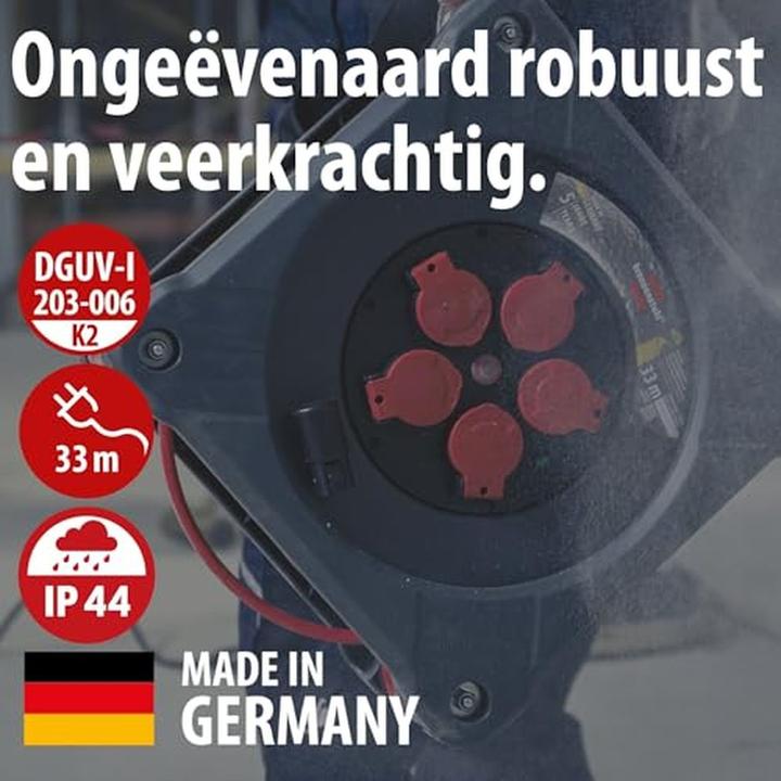 Produktbild Brennenstuhl Professional Kabeltrommel mit Rundum-Überrollschutz (33 m, 3.50 mm²)
