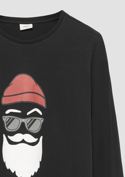Produktbild S.Oliver T-Shirt Longsleeve mit Weihnachtsmotiv (170, 176)