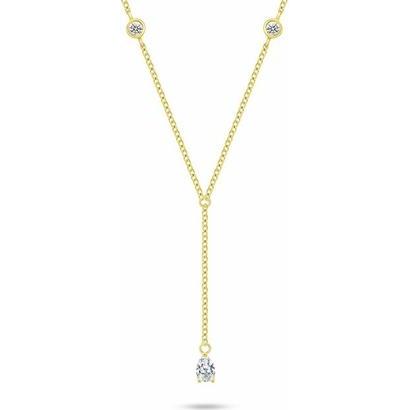 Brilio, Armschmuck, Silver - Elegant bronze bracelet with zircons BRC172R