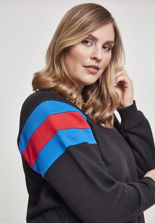 Immagine prodotto Urban Classics Girocollo con maniche a strisce da donna (5XL)