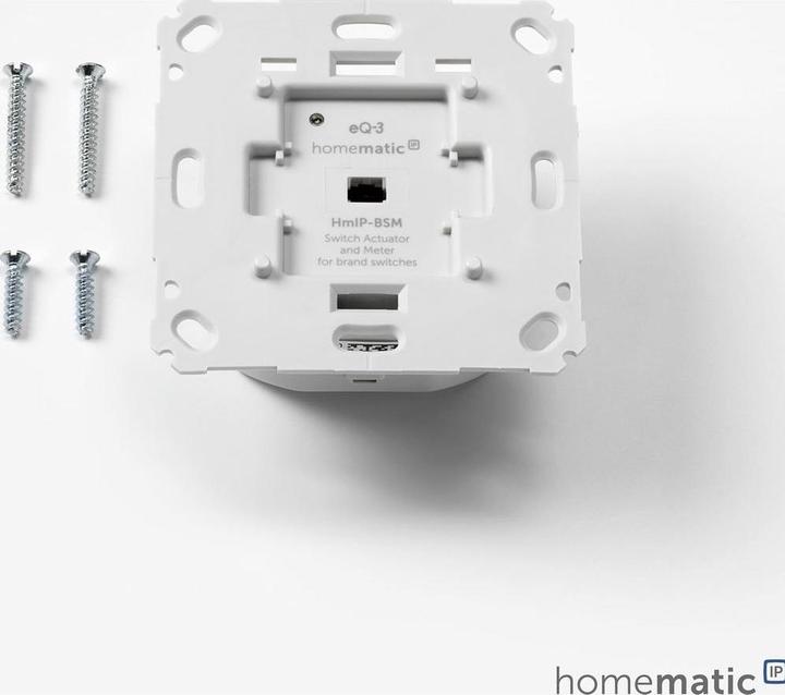 Actual product image Homematic IP Schalt-Mess-Aktor für Markenschalter (Switch actuator)