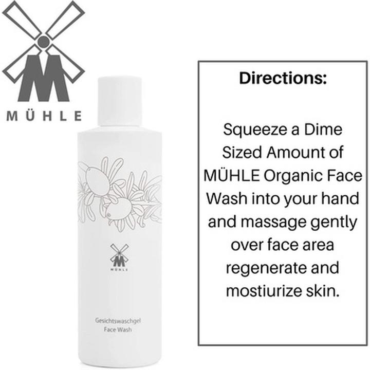 Image du produit Mühle Gel nettoyant pour le visage Organic (Mousse nettoyante, 250 ml)