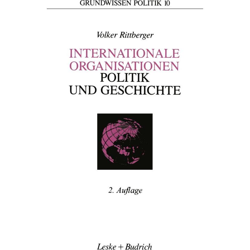 Internationale Organisationen Politik und Geschichte, Fachbücher