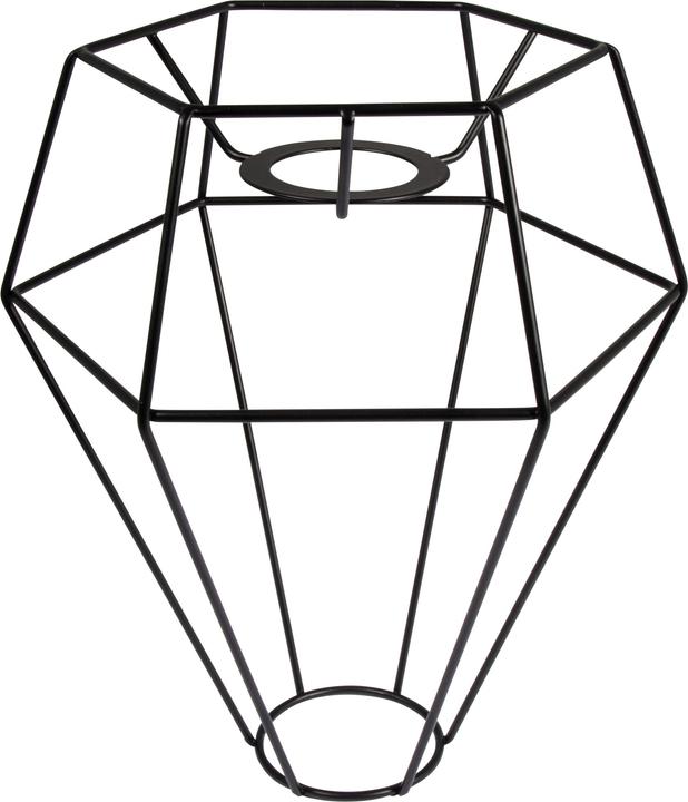 Actual product image Rayher Metall Lampenschirmrahmen, schwarz beschichtet, Ø20cm