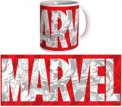 Actual product image Semic Marvel Comics mug Big Logo (300 ml)