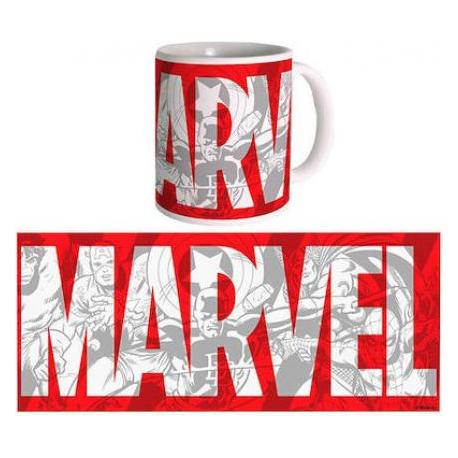 Semic Marvel Comics Mok Groot Logo, Kopje, Wit