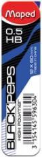 Actual product image Maped Mechanical pencil lead BLACK'PEPS, 0.5 mm, 12-pack display (Refill)