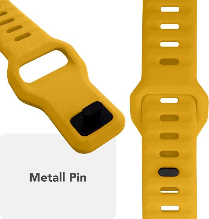 Produktbild Nalia Motion Silikon-Armband für Apple Watch, Sportarmband wasserfest - Soft, Flexibel & Langlebig (Silikon)