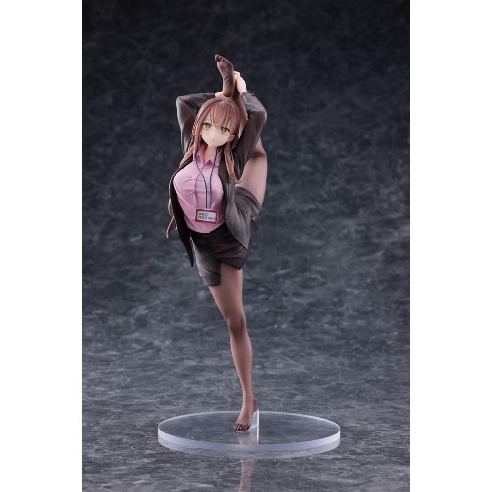 Magi Arts Original Character statuette PVC 1/4 OL-chan Who Doesn't Want to Go to Work Pink Ver. Deluxe Edition