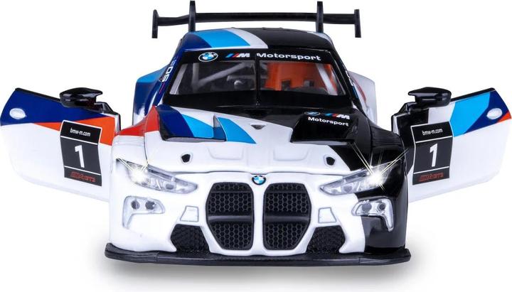 Produktbild BMW M4 GT3 Diecast 1:32 weiss inkl. Knopfzellen